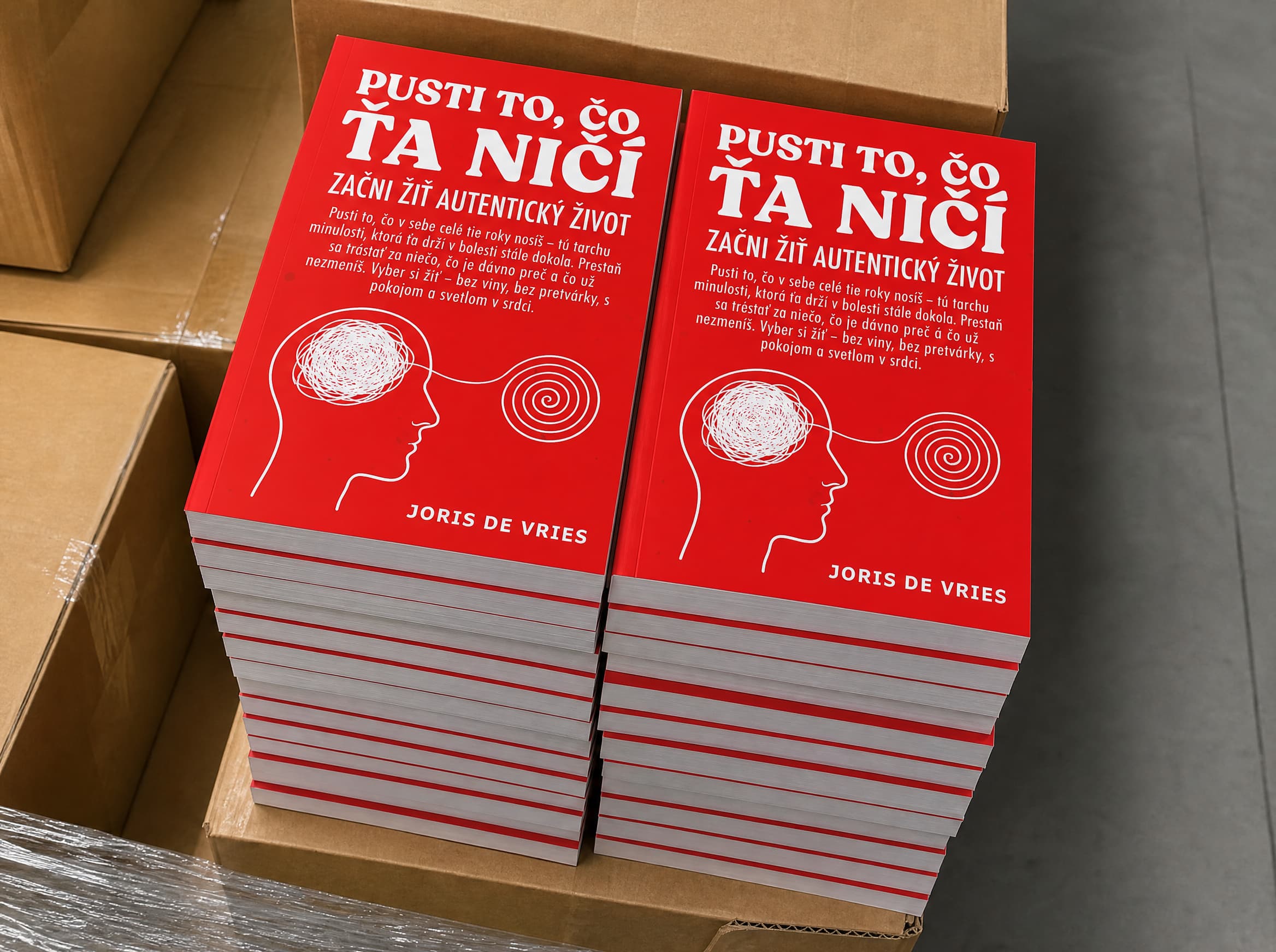 Pusti to, čo ťa ničí — fyzická kniha pripravená na odoslanie